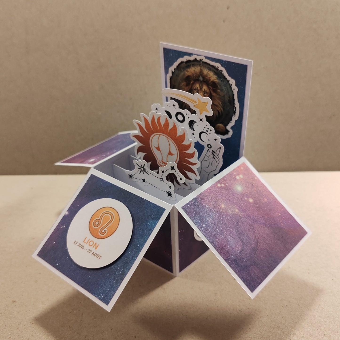 PopUp - Zodiaque Lion