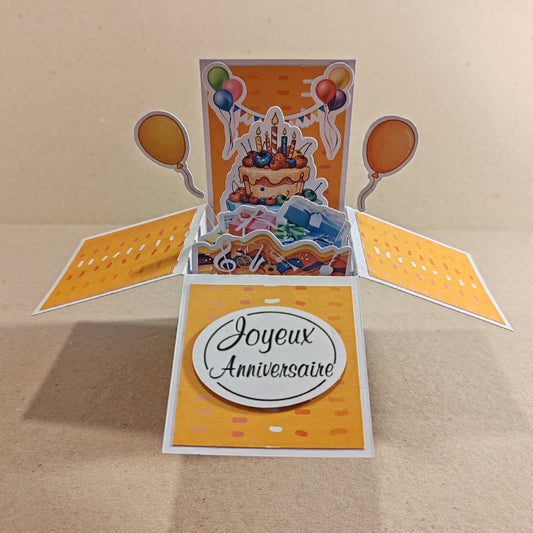 PopUp - Anniversaire Gâteau