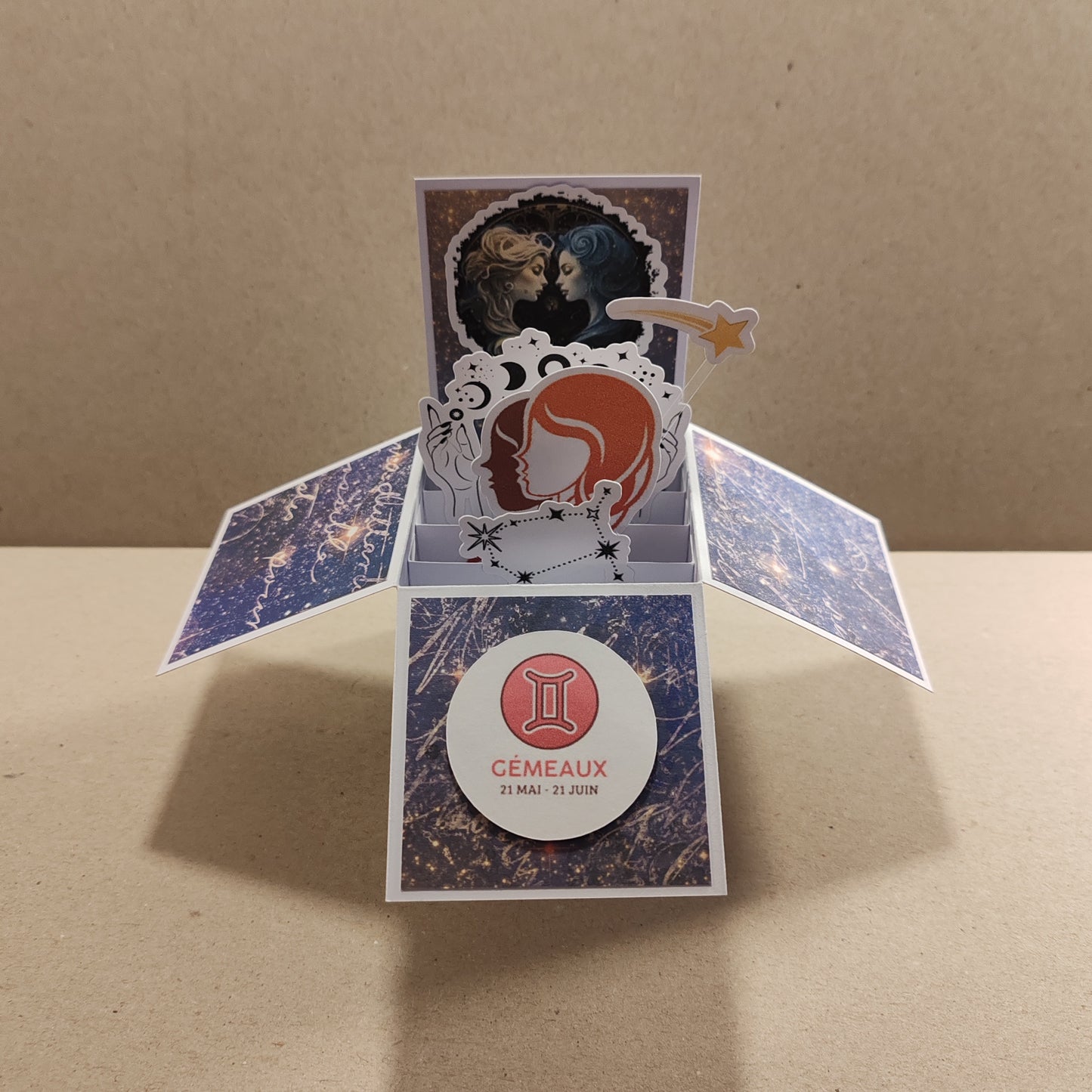 PopUp - Zodiaque Gémeaux