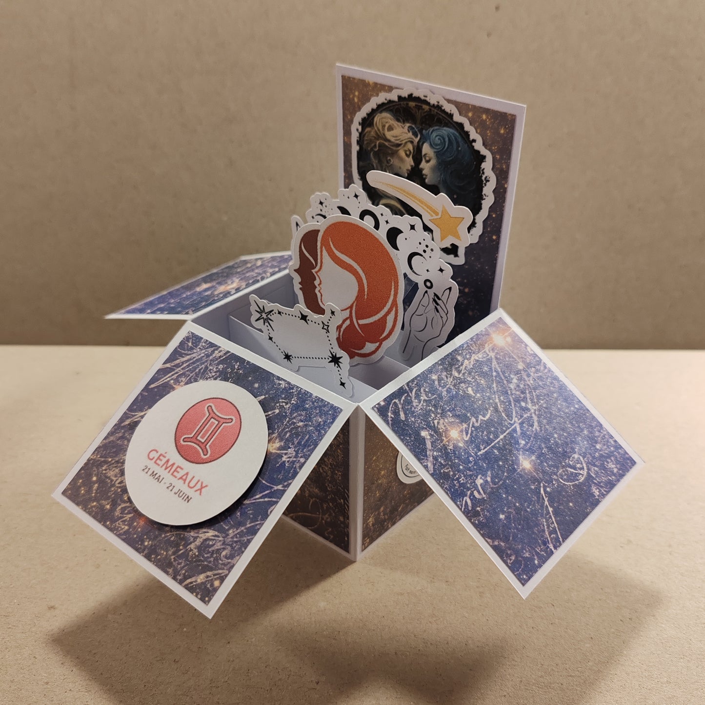 PopUp - Zodiaque Gémeaux