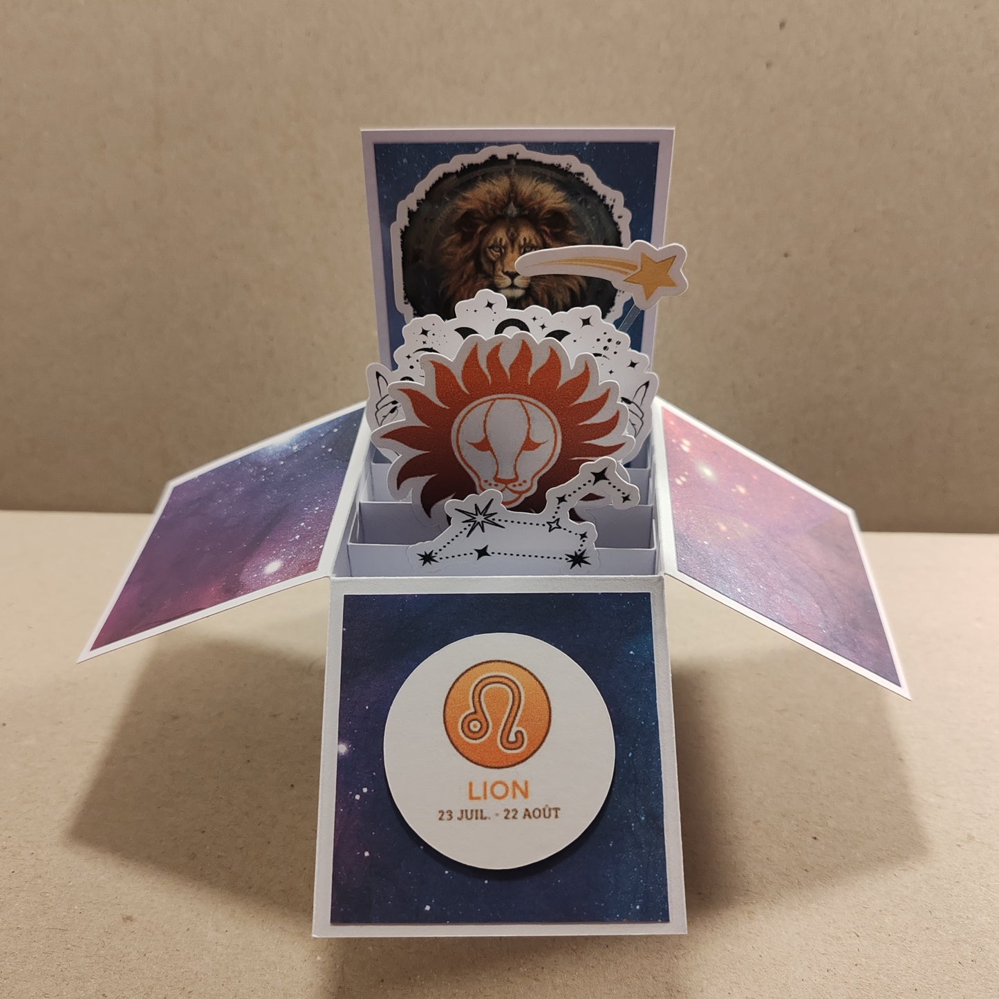 PopUp - Zodiaque Lion